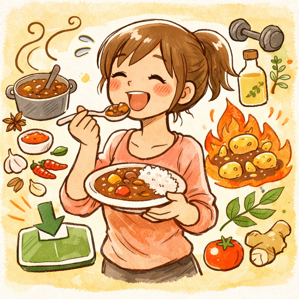 カレーでダイエット？スパイスで美味しく健康に脂肪燃焼！