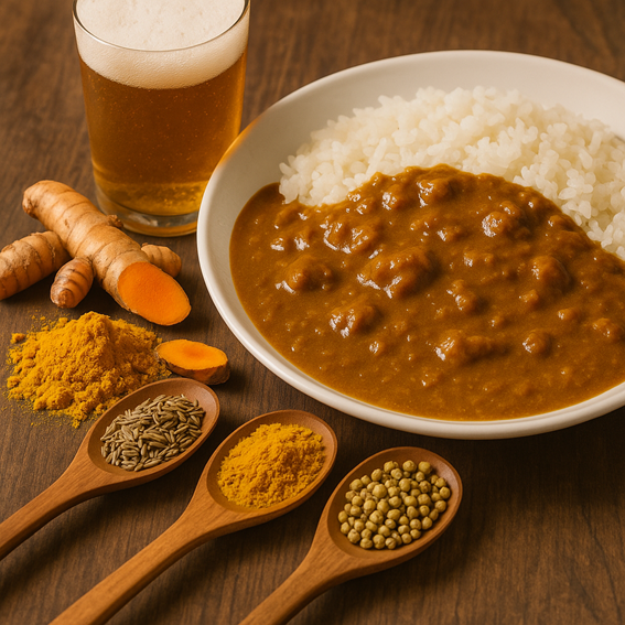 カレーで二日酔いが軽減するって本当？ウコンとスパイスの秘密